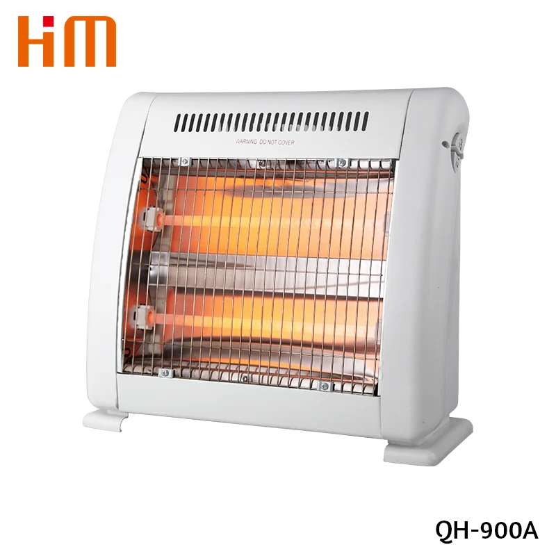 2 Bars kvartsvärmare med säkerhetsbrytare 900W
